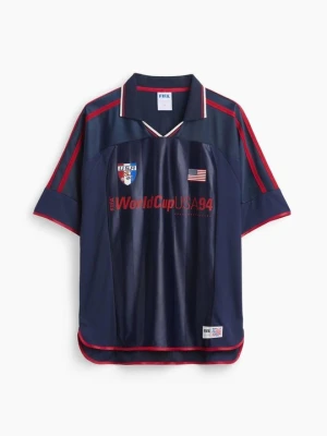 T-shirt z nadrukiem GAP niebieski