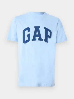 T-shirt z nadrukiem GAP niebieski