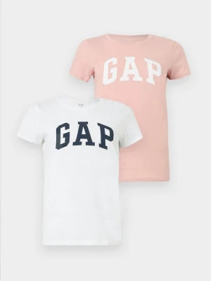 T-shirt z nadrukiem GAP różowy