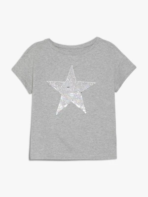 T-shirt z nadrukiem GAP szary