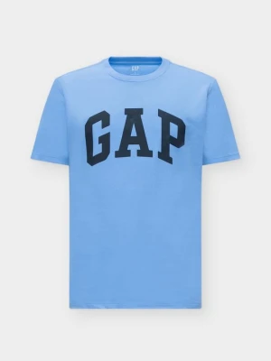 T-shirt z nadrukiem GAP turkusowy