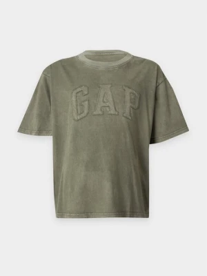 T-shirt z nadrukiem GAP zielony