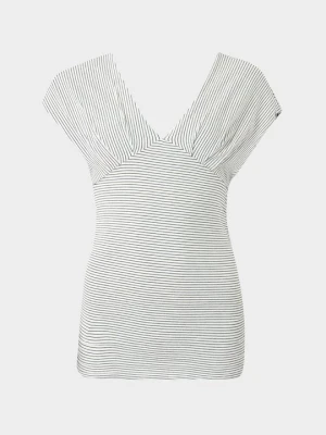 T-shirt z nadrukiem Gina Tricot biały
