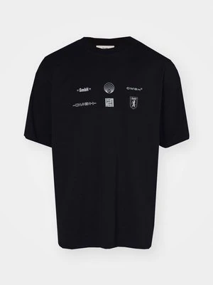 T-shirt z nadrukiem GmbH czarny