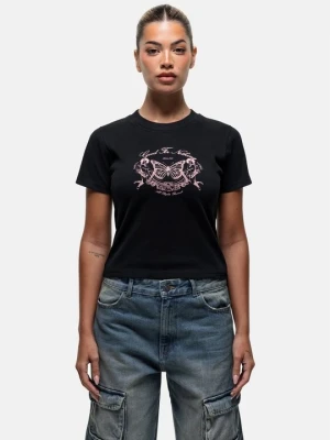 T-shirt z nadrukiem Good For Nothing czarny