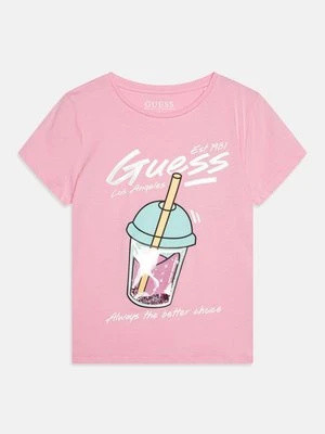 T-shirt z nadrukiem Guess