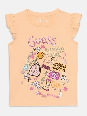 T-shirt z nadrukiem Guess