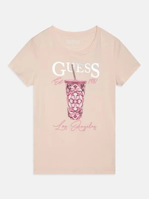 T-shirt z nadrukiem Guess