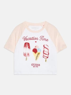 T-shirt z nadrukiem Guess