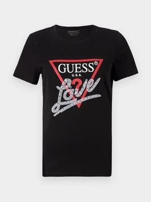 Zdjęcie produktu T-shirt z nadrukiem Guess czarny