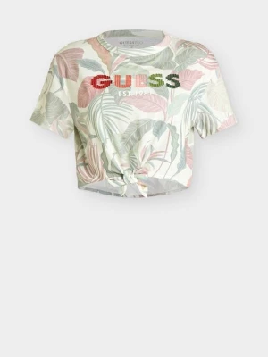 T-shirt z nadrukiem Guess