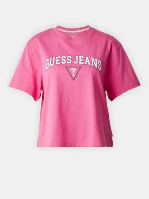 T-shirt z nadrukiem Guess Jeans