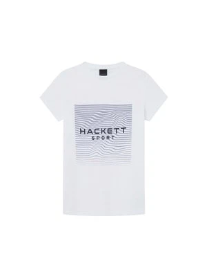 T-shirt z nadrukiem Hackett London