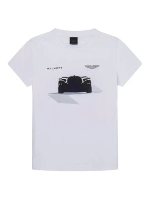 T-shirt z nadrukiem Hackett London