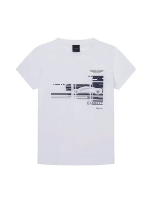 T-shirt z nadrukiem Hackett London