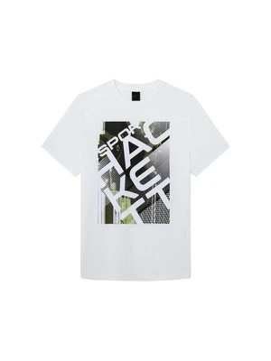 T-shirt z nadrukiem Hackett London