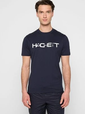 T-shirt z nadrukiem Hackett London