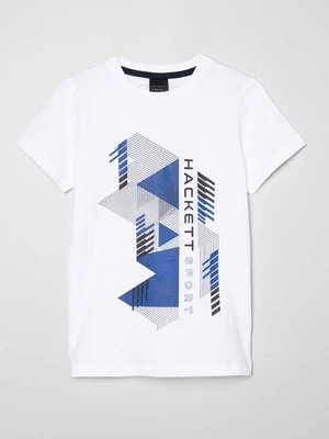 T-shirt z nadrukiem Hackett London