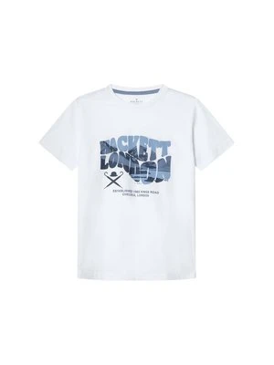 T-shirt z nadrukiem Hackett London