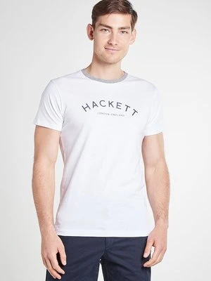 T-shirt z nadrukiem Hackett London