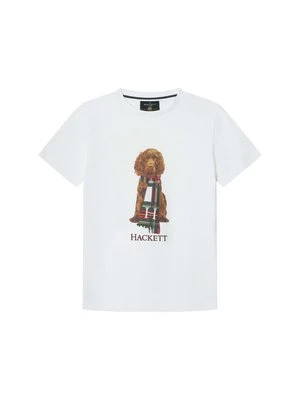 T-shirt z nadrukiem Hackett London