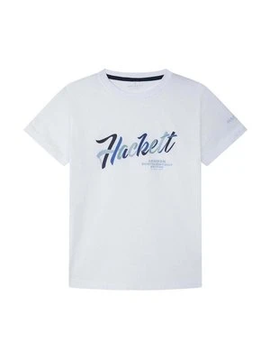T-shirt z nadrukiem Hackett London