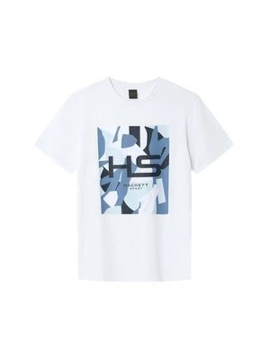 T-shirt z nadrukiem Hackett London