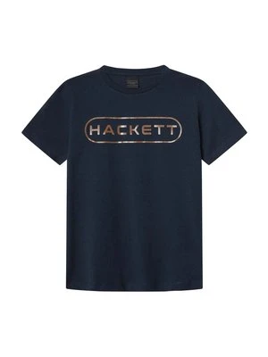 T-shirt z nadrukiem Hackett London