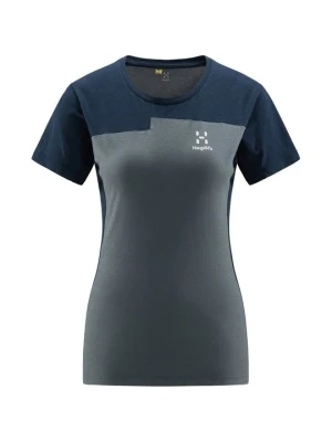 T-shirt z nadrukiem Haglöfs niebieski