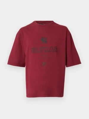 T-shirt z nadrukiem Han Kjøbenhavn czerwony