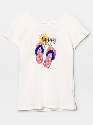 T-shirt z nadrukiem happy girls