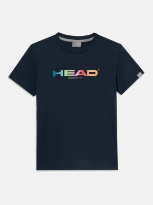 T-shirt z nadrukiem Head granatowy