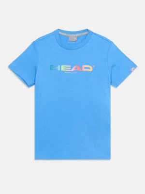 T-shirt z nadrukiem Head niebieski