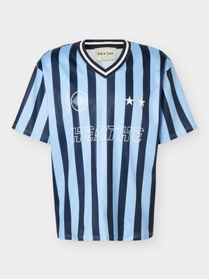 T-shirt z nadrukiem Heathe niebieski