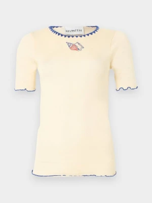 T-shirt z nadrukiem Helmstedt mleczny