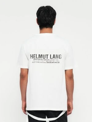T-shirt z nadrukiem Helmut Lang