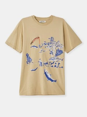 T-shirt z nadrukiem Henrik Vibskov