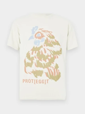 T-shirt z nadrukiem Henrik Vibskov biały