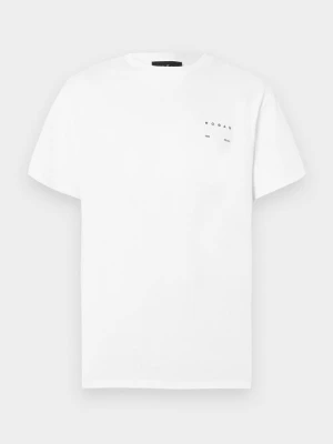 T-shirt z nadrukiem Hogan biały