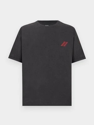 T-shirt z nadrukiem Hollister Co. czarny