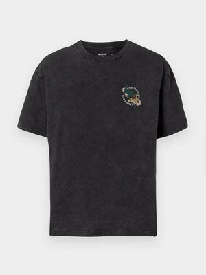 T-shirt z nadrukiem Hollister Co. czarny