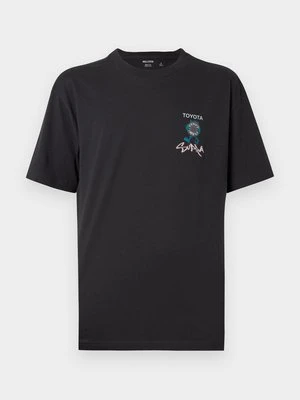 T-shirt z nadrukiem Hollister Co. czarny
