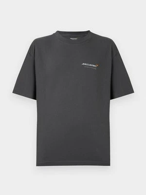 T-shirt z nadrukiem Hollister Co. szary