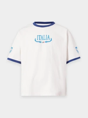 T-shirt z nadrukiem Hollister Co. biały
