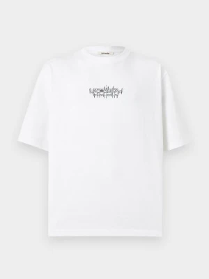T-shirt z nadrukiem Holzweiler biały