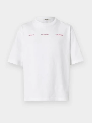 T-shirt z nadrukiem Holzweiler biały