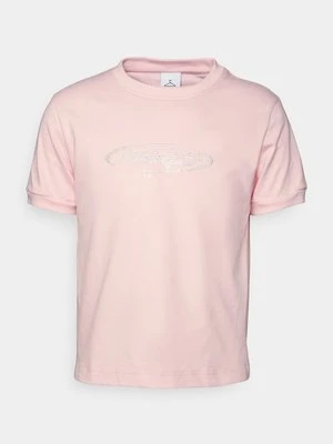 T-shirt z nadrukiem Holzweiler jasnoróżowy