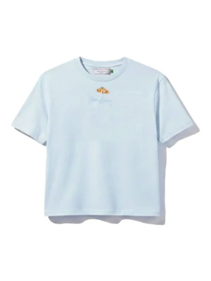 T-shirt z nadrukiem House Of Sunny jasnoniebieski