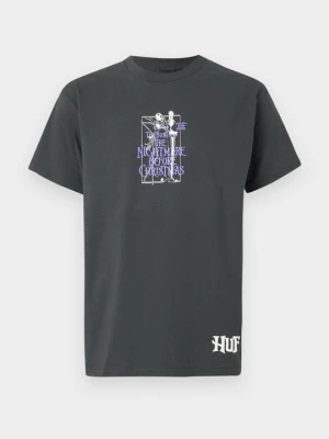 T-shirt z nadrukiem HUF antracytowy