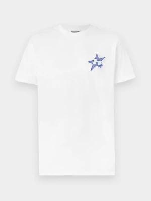 T-shirt z nadrukiem HUF biały